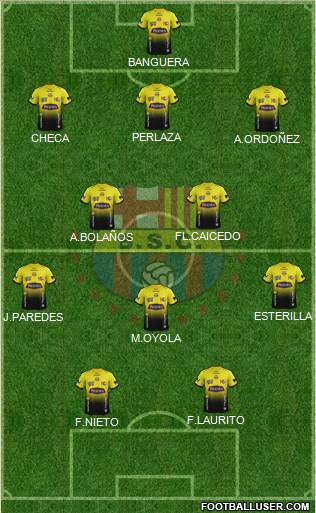 Barcelona SC Formation 2014