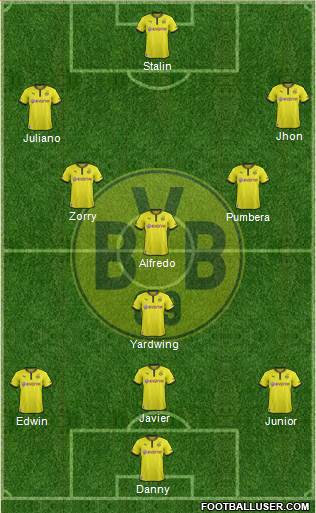 Borussia Dortmund Formation 2014
