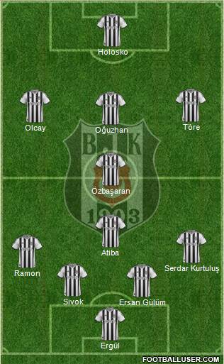 Besiktas JK Formation 2014