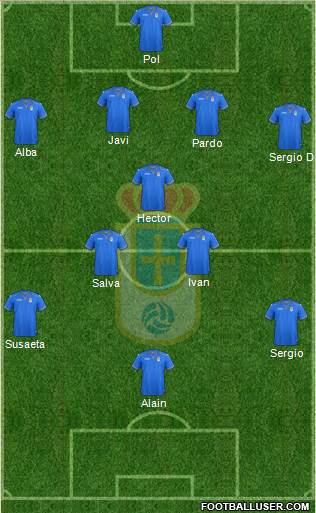 Real Oviedo S.A.D. Formation 2014