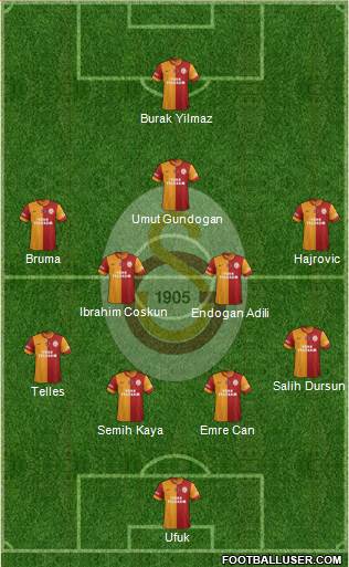 Galatasaray SK Formation 2014