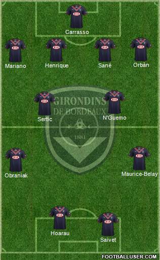 FC Girondins de Bordeaux Formation 2014