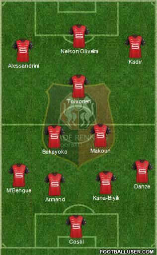 Stade Rennais Football Club Formation 2014