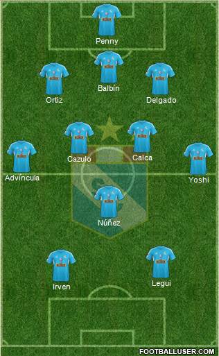 C Sporting Cristal S.A. Formation 2014