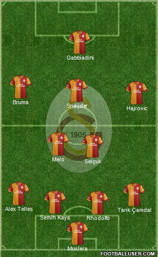 Galatasaray SK Formation 2014