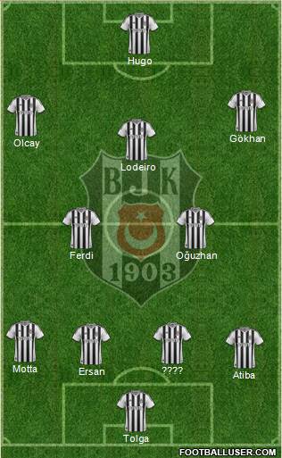 Besiktas JK Formation 2014