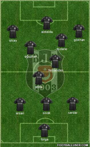 Besiktas JK Formation 2014