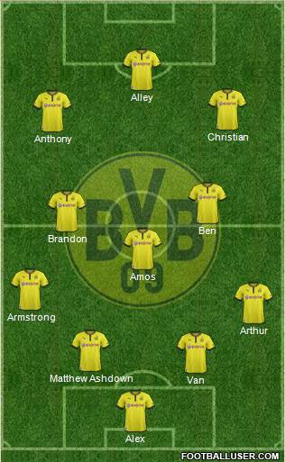Borussia Dortmund Formation 2014
