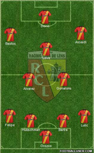 Racing Club de Lens Formation 2014