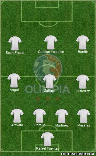 CD Olimpia Formation 2014