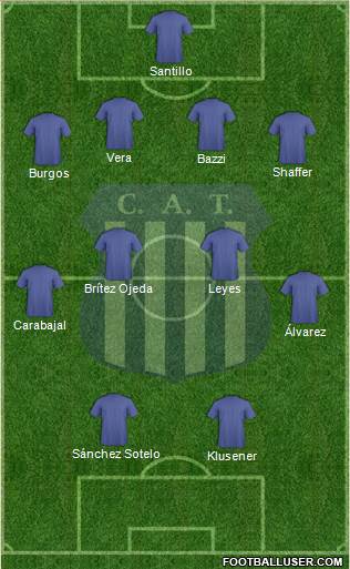 Talleres de Córdoba Formation 2014
