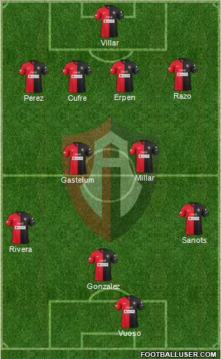Club Deportivo Atlas Formation 2014