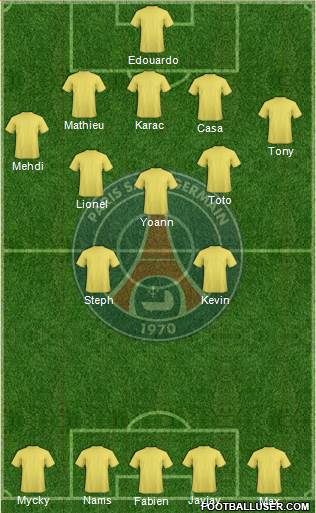 Paris Saint-Germain Formation 2014