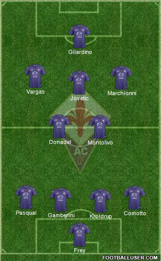 Fiorentina Formation 2014
