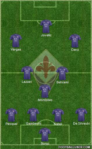 Fiorentina Formation 2014