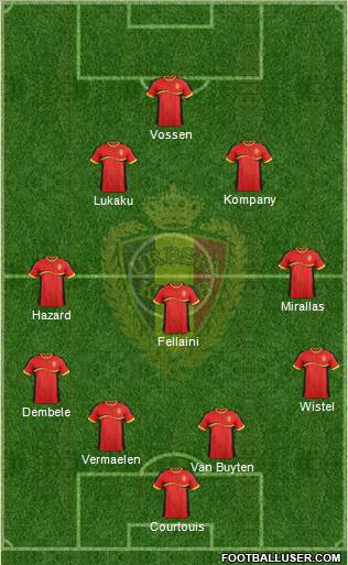 Belgium Formation 2014