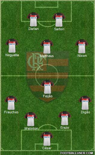 CR Flamengo Formation 2014