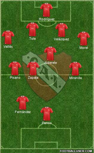 Independiente Formation 2014