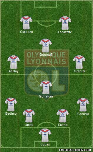 Olympique Lyonnais Formation 2014