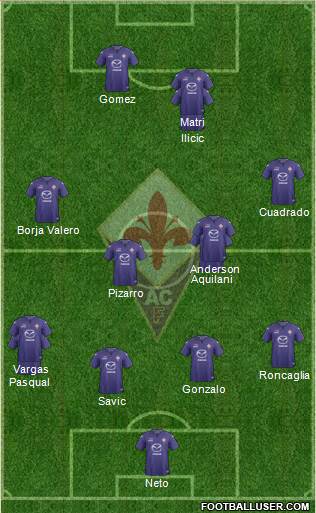 Fiorentina Formation 2014