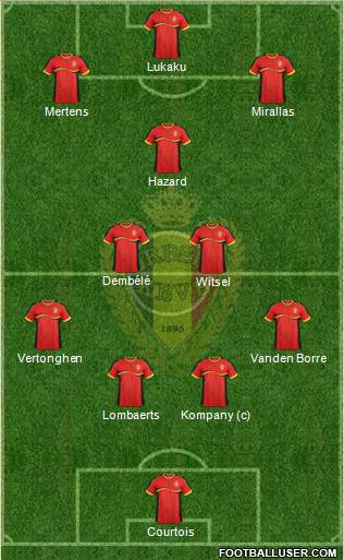 Belgium Formation 2014