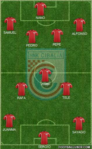 HNK Cibalia Formation 2014