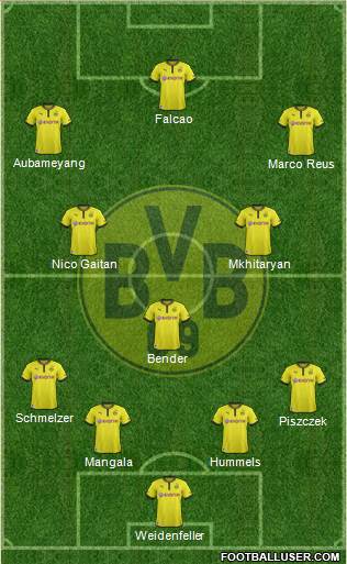 Borussia Dortmund Formation 2014