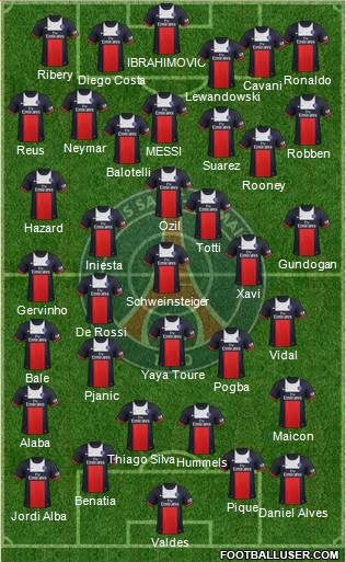 Paris Saint-Germain Formation 2014
