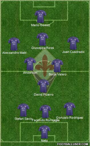 Fiorentina Formation 2014