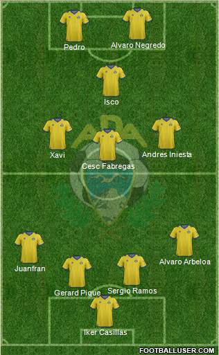 A.D. Alcorcón Formation 2014