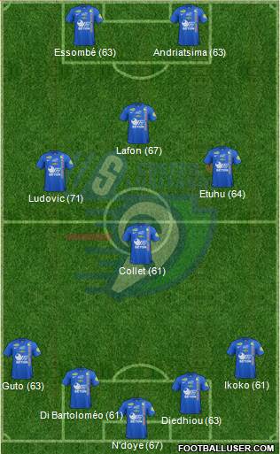Union Sportive Créteil-Lusitanos Football Formation 2014