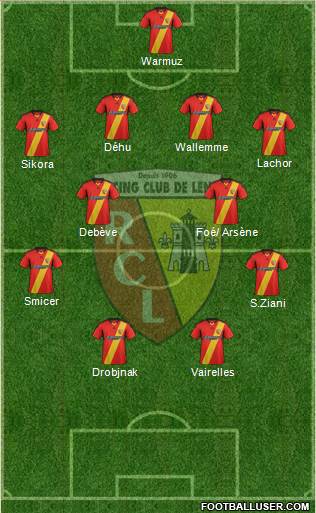 Racing Club de Lens Formation 2014