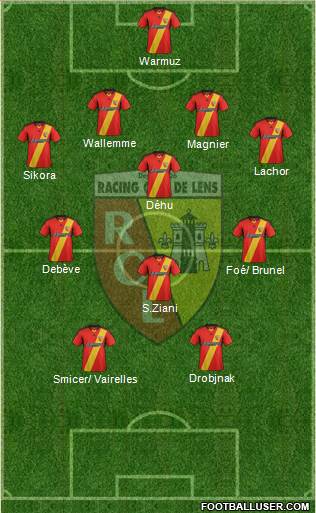 Racing Club de Lens Formation 2014