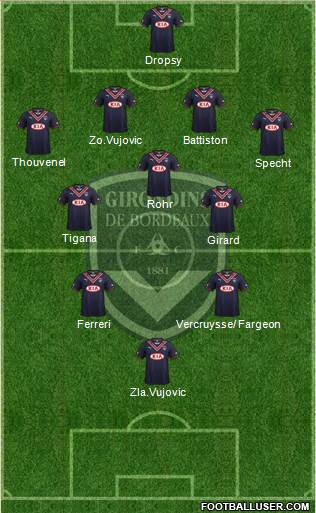 FC Girondins de Bordeaux Formation 2014