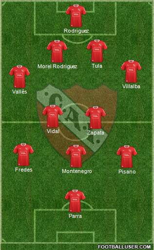 Independiente Formation 2014