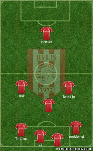 KS Bylis Ballsh football formation