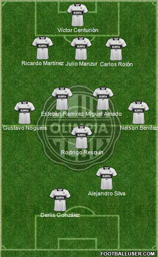 C Olimpia Formation 2014