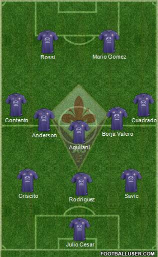 Fiorentina Formation 2014