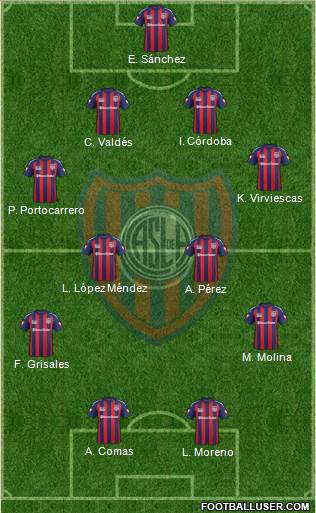 San Lorenzo de Almagro Formation 2014