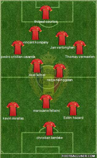 Belgium Formation 2014