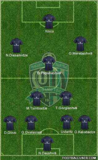 Dinamo Tbilisi Formation 2014