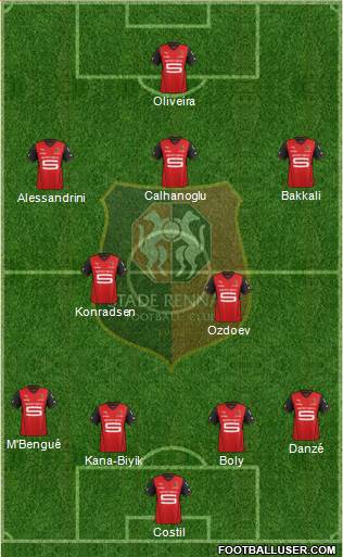 Stade Rennais Football Club Formation 2014