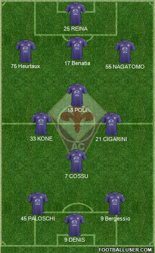 Fiorentina Formation 2014