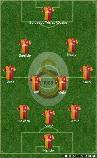 Galatasaray SK Formation 2014