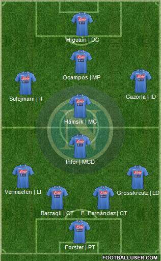 Napoli Formation 2014