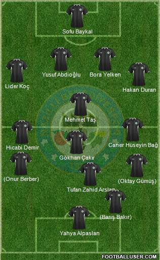 Nazilli Belediyespor Formation 2014