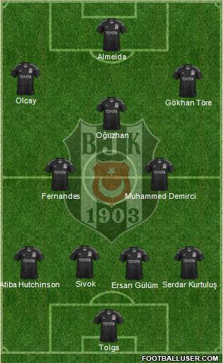 Besiktas JK Formation 2014