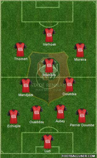 Stade Rennais Football Club Formation 2014