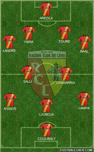 Racing Club de Lens Formation 2014