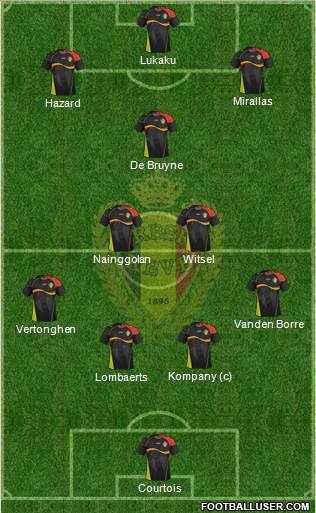 Belgium Formation 2014